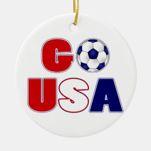 Geht USA-Fußball Keramikornament