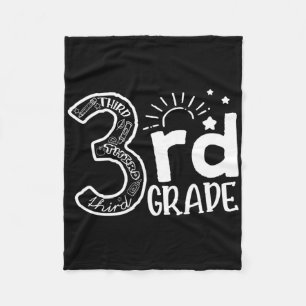 Geht zur 3. Klasse Lehrerteam und Drittklässler Fleecedecke