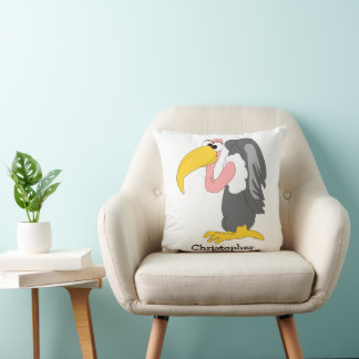 Geier-Design individuell gestaltet Kissen