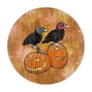 Geier feiern Halloween! Schneidebrett