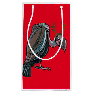 Geier mit Geweihgeschenktasche Kleine Geschenktüte