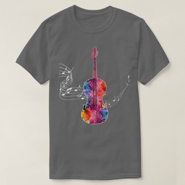 Geige 1 T-Shirt (Design vorne)