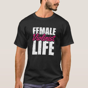 Geige Fiedel Fiedler Violinist T-Shirt