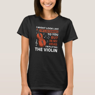 Geige für Cellospieler Männer Frauen Violinist T-Shirt