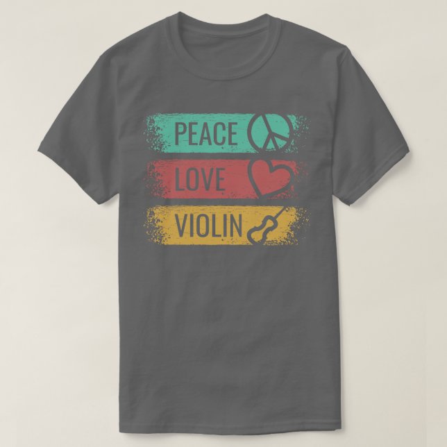 Geige-Geiger-Fiddle 2 T-Shirt (Design vorne)