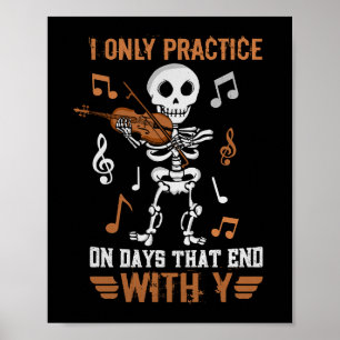 Geige Geschenk Kinder Fiddle Spieler Violingeschen Poster