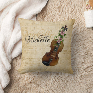 Geige Personalisierte Violinist Musik Kissen