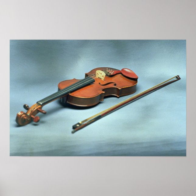 Geige und Bogen Poster (Vorne)