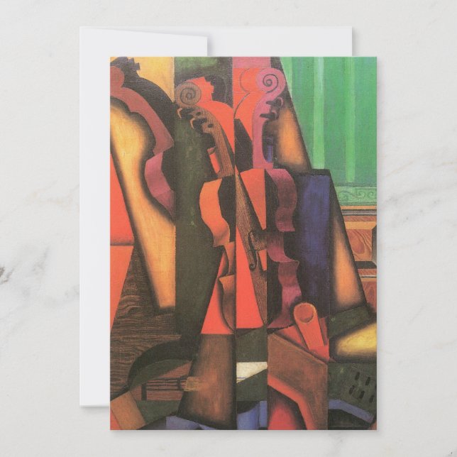 Geige und Gitarre von Juan Gris, Vintage kubistisc (Vorderseite)