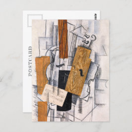 Geige und Noten | Georges Braque | Postkarte