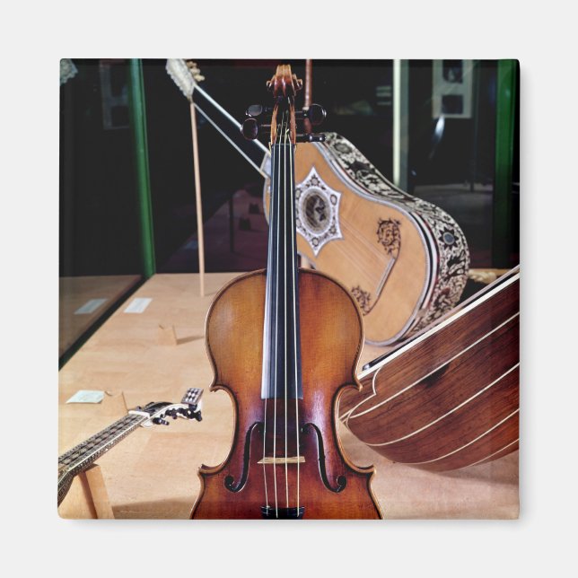 Geige, von Stradivari, Cremona, 1699 (Foto; Magnet (Vorne)