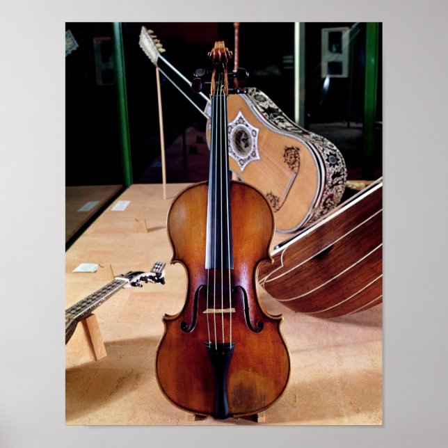 Geige, von Stradivari, Cremona, 1699 (Foto; Poster (Vorne)