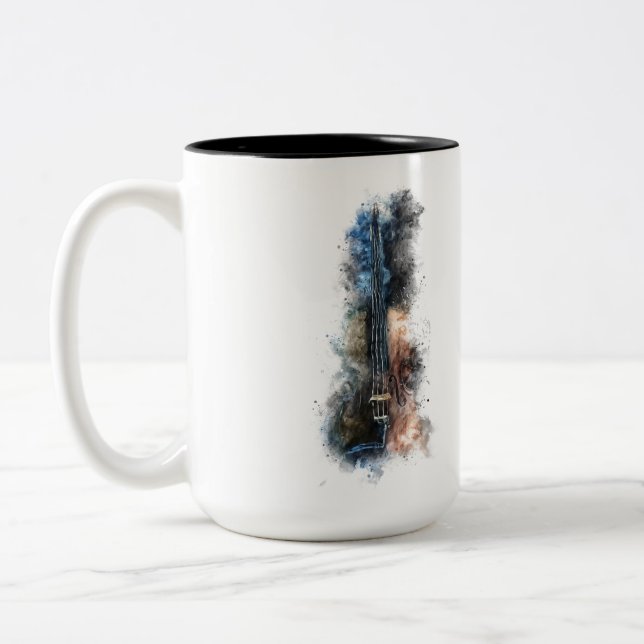 Geige Zweifarbige Tasse (Links)