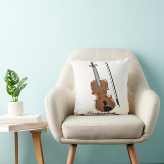 Geigen-Design individuell angepasst Kissen