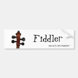 Geigen-Rolle Autoaufkleber