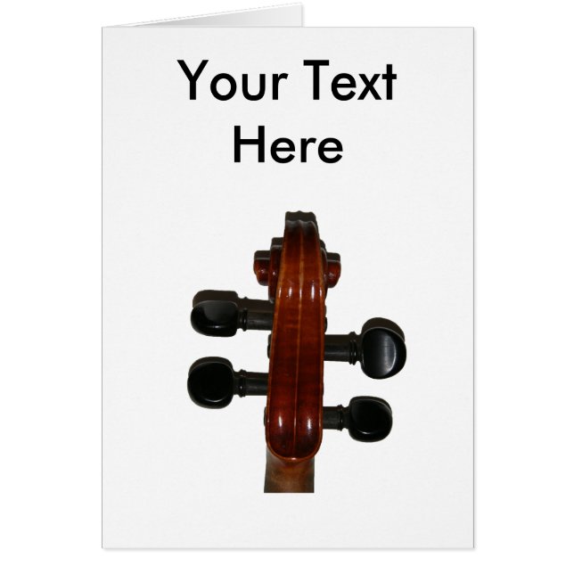 Geigen-Rolle-Karte (Vorne)