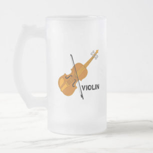 Geigenbecher Mattglas Bierglas
