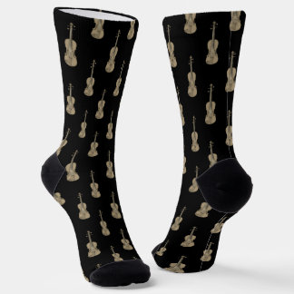 Geigenmuster socken