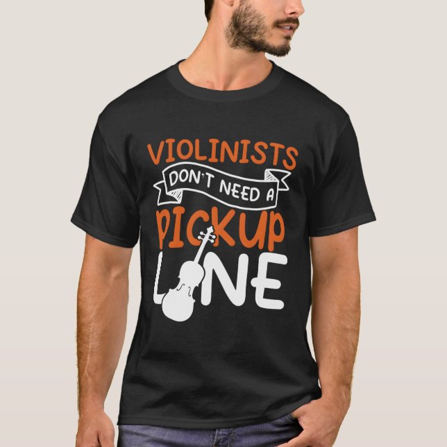Geigerlehrer Violinist T-Shirt (Vorderseite)