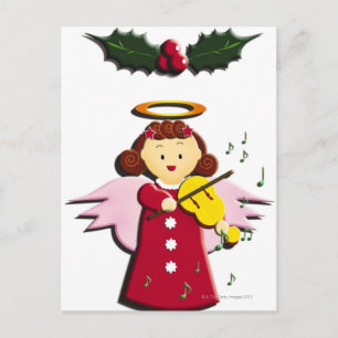 Geigermalerei, Illustration Postkarte