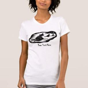 geile, fliegende Hexen auf Broomsticks halloween T-Shirt