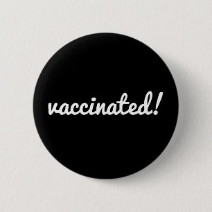 geimpft Covid Black Coronavirus Modernes Skript Button