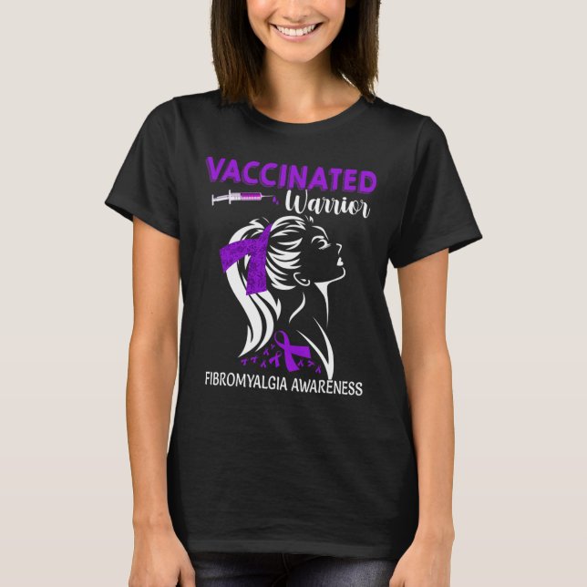 Geimpfte Kriegerfibromyalgie T-Shirt (Vorderseite)