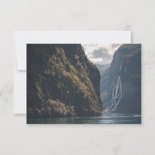 Geiranger Fjord Norwegen Card