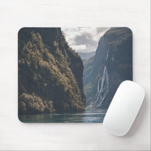 Geiranger Fjord Norwegen Mousepad