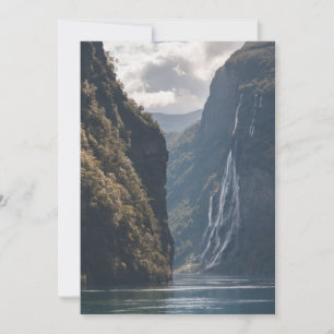 Geirangerfjord Norwegen Greeting Card