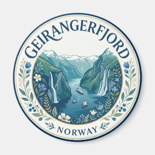 Geirangerfjord Norwegen Magnet