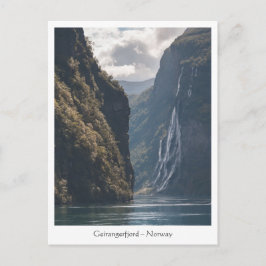 Geirangerfjord Norwegen Postkarte