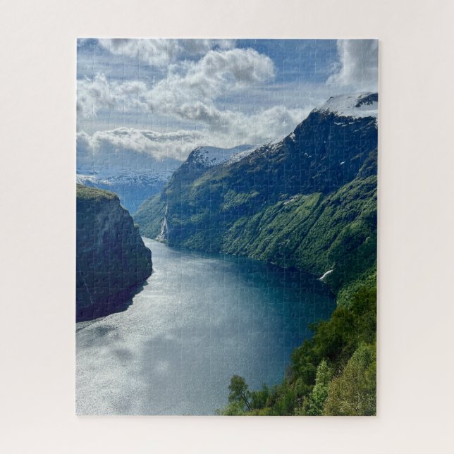 Geirangerfjord, Norwegen Puzzle (Vertikal)