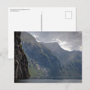 Geirangerfjorden Norwegen Postkarte