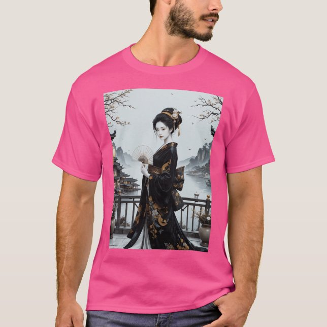 Geisha Active T-Shirt (Vorderseite)
