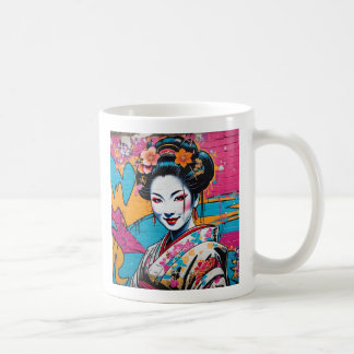 Geisha and Sakura: Japanese-Inspired Art Kaffeetasse
