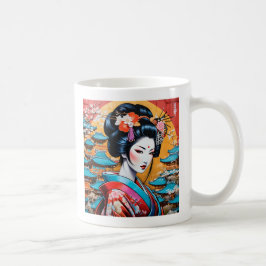 Geisha and Sakura: Japanese-Inspired Art Kaffeetasse