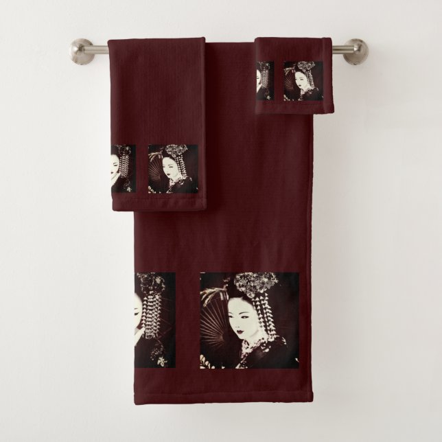 Geisha Badhandtuch Set (Insitu)