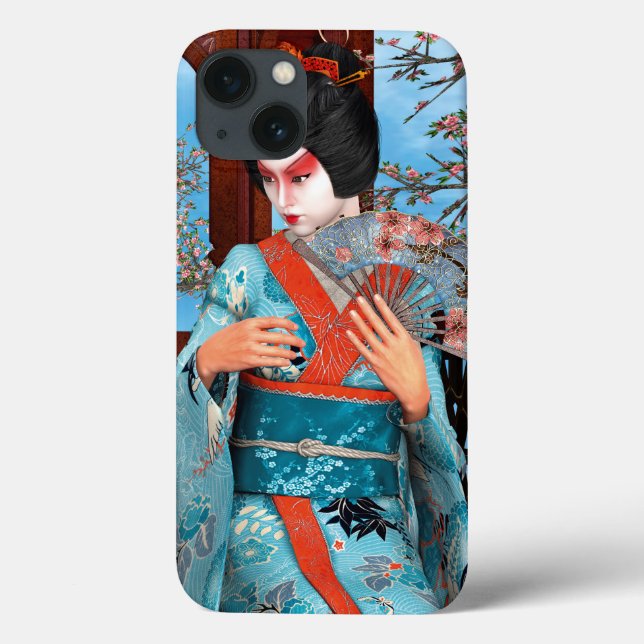Geisha Case-Mate iPhone Hülle (Rückseite)