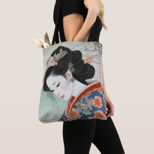 Geisha Colorful Ukiyo-e