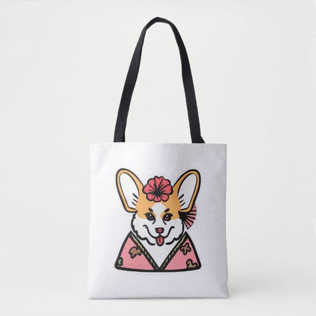 Geisha Corgi Dog Lover Welsh (Vorderseite)