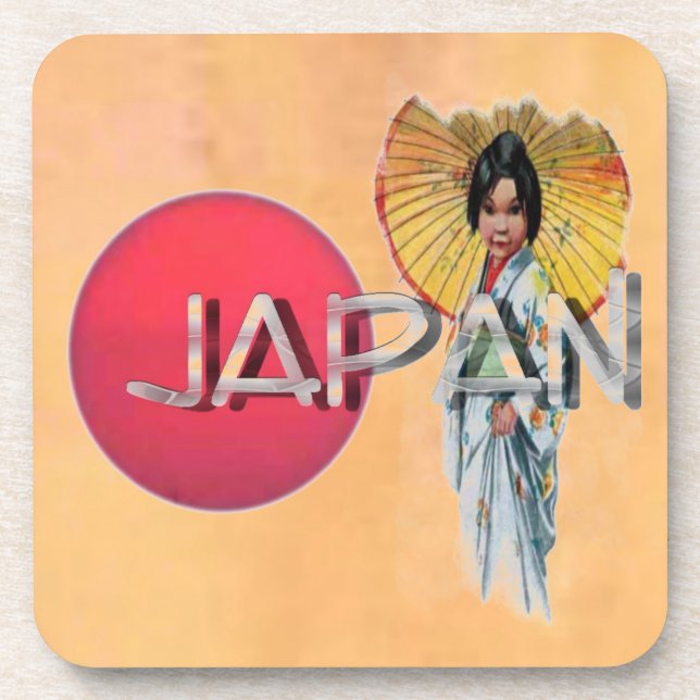 Geisha Cork Untersetzer (Vorderseite)