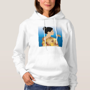 Geisha Girl Womens Hoodie