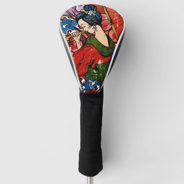 Geisha Golf Headcover (Vorderseite)
