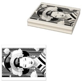 Geisha gummistempel