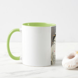 Geisha Japanisch Vintag-orientalisch Kimono Tasse