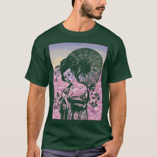 Geisha Japanische Kultur Geisha Girl Japan Art Sak T-Shirt