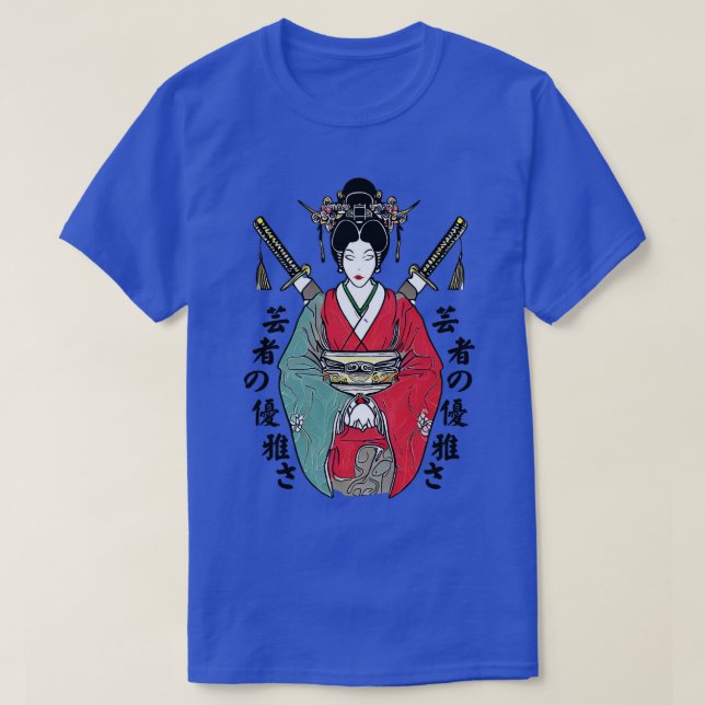Geisha japon T-Shirt (Design vorne)