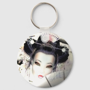 Geisha Keyring Schlüsselanhänger