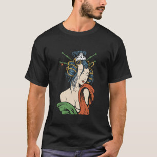 Geisha Künstlerische Kultur Kawaii T-Shirt